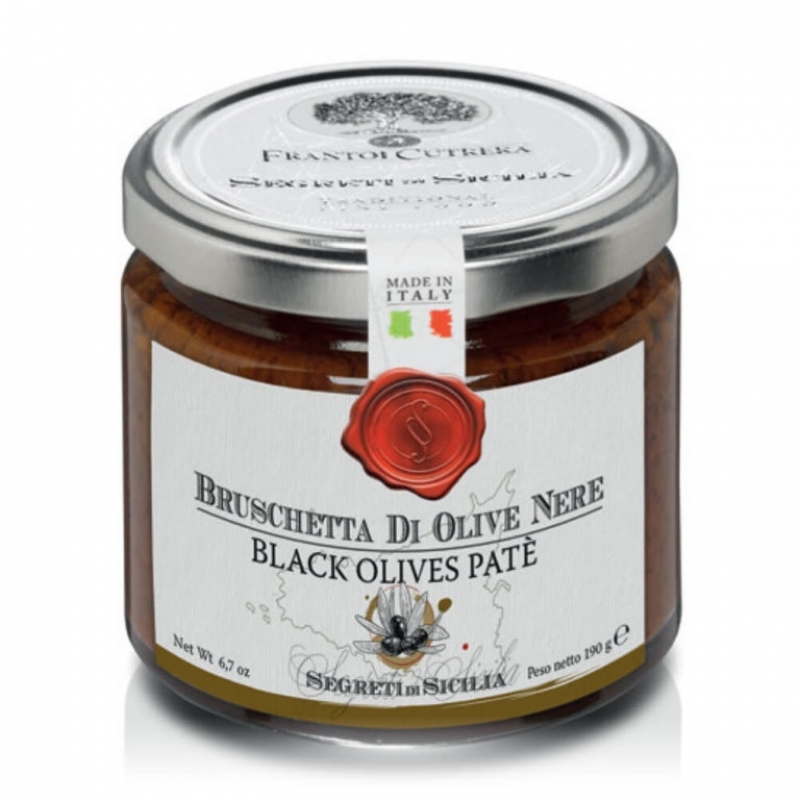 Bruschetta di olive nere Frantoi Cutrera gr.190