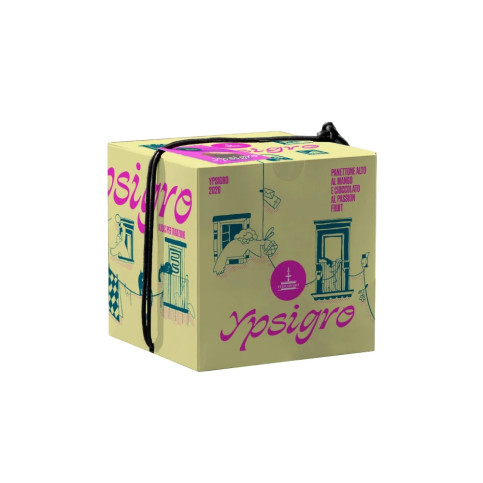 Ypsigro Panettone Fiasconaro Alto al Mango e Cioccolato al Passion Fruit
